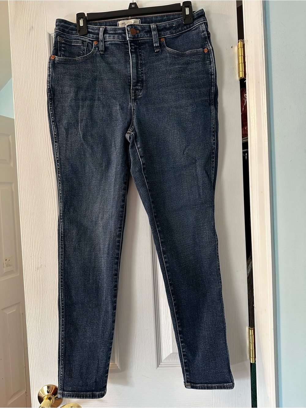 Madewell Skinny Jeans in Dark Blue Wash